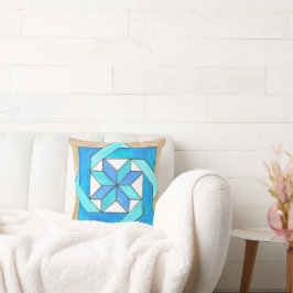 Almofada Travesseiro decorativo do Quilt Block