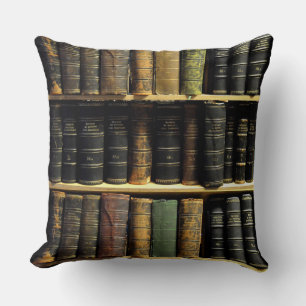 Almofada Travesseiro decorativo do reversible da biblioteca