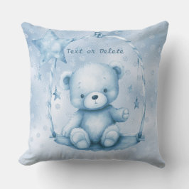 Almofada Travesseiro decorativo do Urso Azul