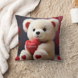 Almofada Travesseiro decorativo do Urso do dia de os namora