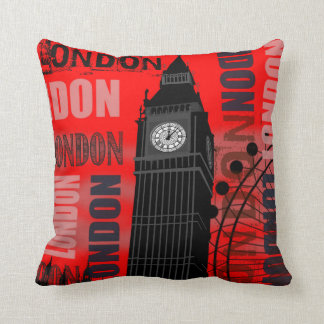 Almofada Travesseiro decorativo do vermelho de Londres Big
