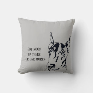 Almofada Travesseiro decorativo Doberman Pinscher