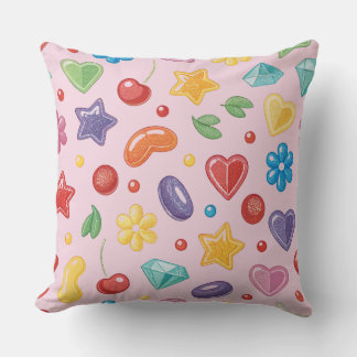 Almofada "Travesseiro decorativo doce colorido