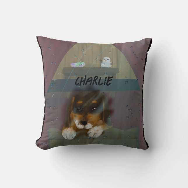 Almofada Travesseiro decorativo Doggie Days (Frente)