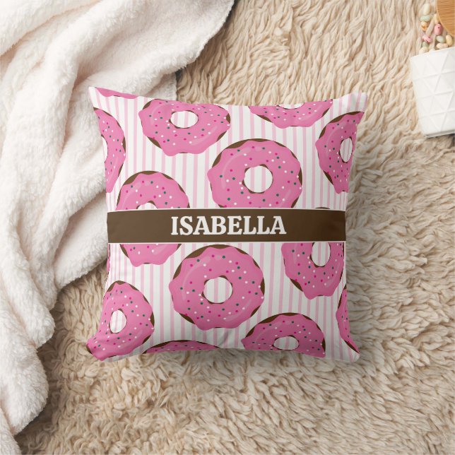 Almofada Travesseiro Decorativo Donut Rosa Doce (Cobertor)
