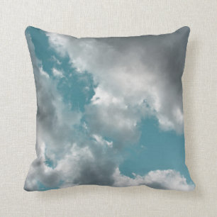 Almofada Travesseiro decorativo dos céus de turquesa