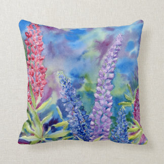 Almofada Travesseiro decorativo dos "Lupines"
