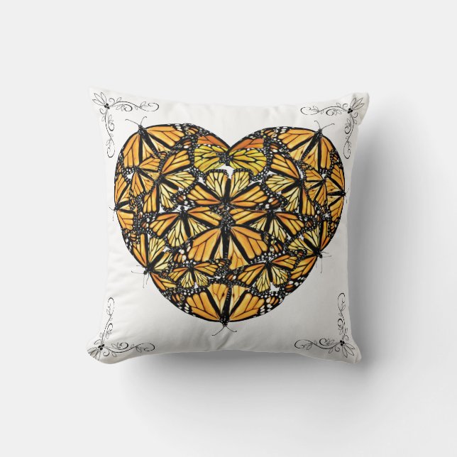 Almofada Travesseiro decorativo dos Monarcas (Frente)