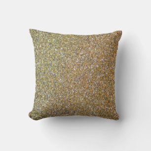 Almofada Travesseiro decorativo Dourado do design do falso