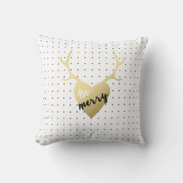 Almofada Travesseiro decorativo Dourado do feriado dos