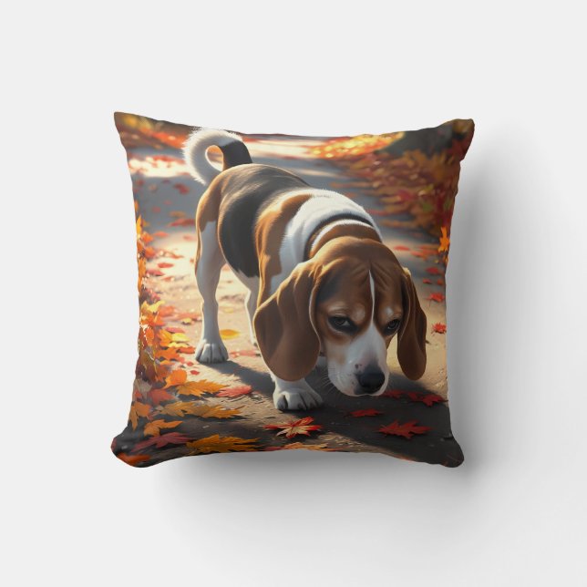 Almofada Travesseiro decorativo Elegante Beagle (Frente)