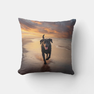 Almofada Travesseiro decorativo Elegante de Retriever Preto