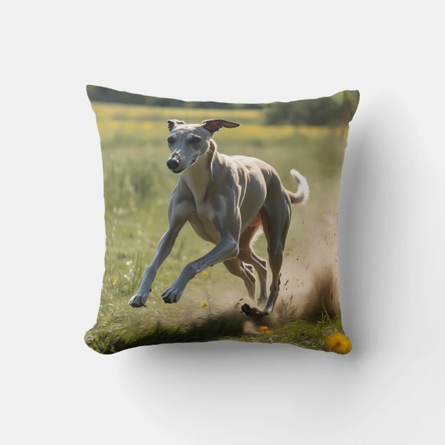 Almofada Travesseiro decorativo Elegante Greyhound (Frente)