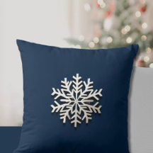 Travesseiro decorativo Elegante Snowflake