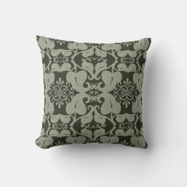 Almofada Travesseiro decorativo Elegante Verde cinza