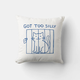 Almofada Travesseiro decorativo Engraçado De Gato - Ficou M