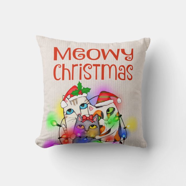 Almofada Travesseiro decorativo engraçado do feriado dos (Frente)