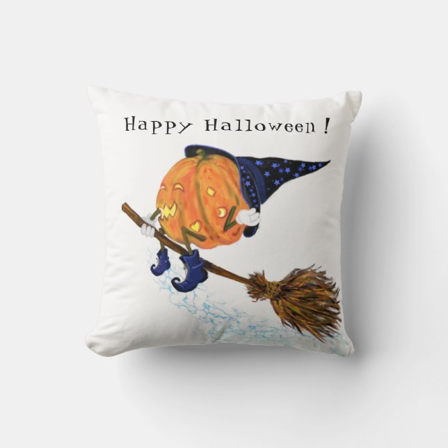 Almofada Travesseiro decorativo Engraçado Feiticeira do Hal (Frente)