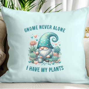 Almofada Travesseiro decorativo Engraçado Gnomo Plantado