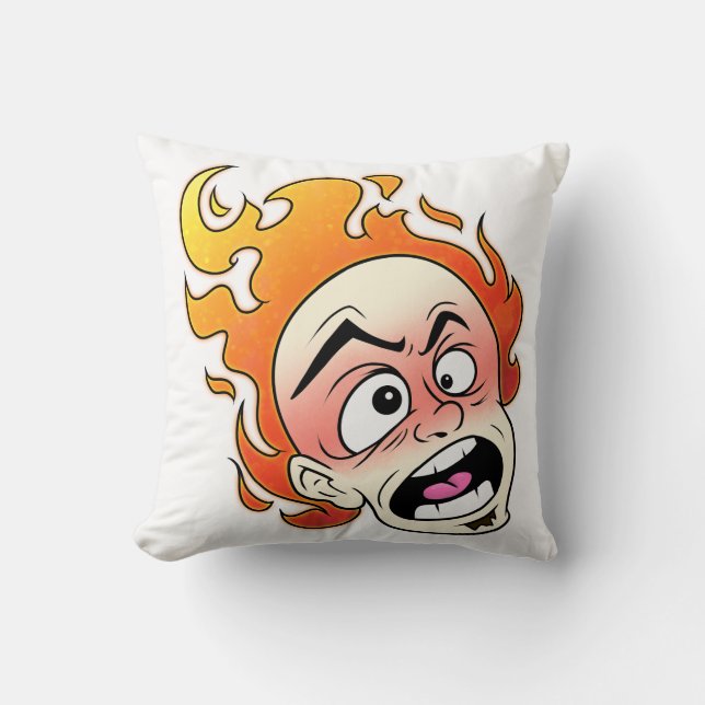 Almofada Travesseiro decorativo Escovilical da Cabeça de Fo (Frente)