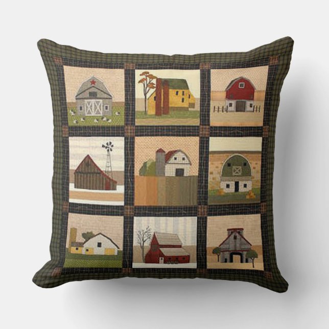 Almofada travesseiro decorativo "Estilo Primitivo" (Frente)