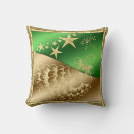 Almofada Travesseiro Decorativo Estrelas e Pavão