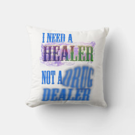 Almofada Travesseiro decorativo - eu preciso um curandeiro