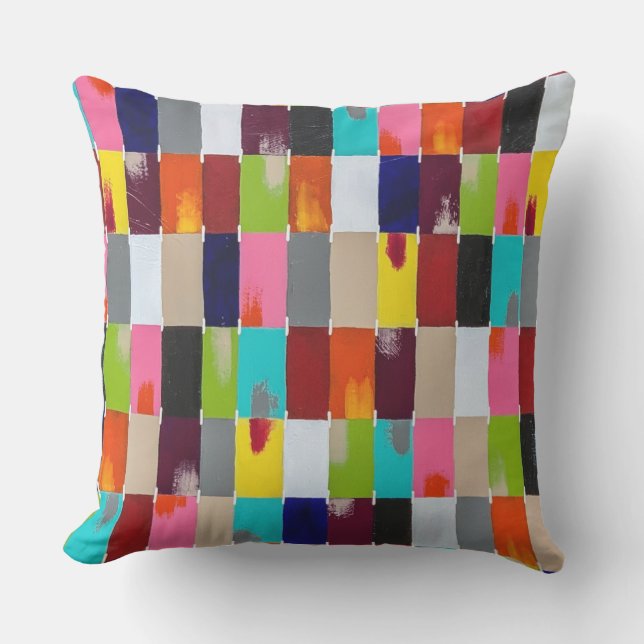 Almofada Travesseiro decorativo exterior moderno 20 x 20 (Frente)