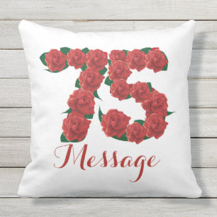 Almofada Travesseiro decorativo exterior personalizado do