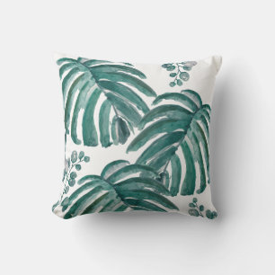 Almofada Travesseiro decorativo Exterior Tropical de Folha 