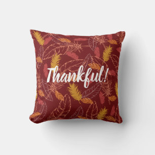 Almofada Travesseiro Decorativo Fall Feathers Agradecido/Be