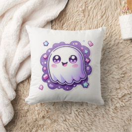 Almofada Travesseiro decorativo Fantasma Kawaii - Halloween