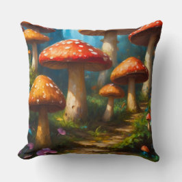 Almofada Travesseiro decorativo Fantasy Mushrom