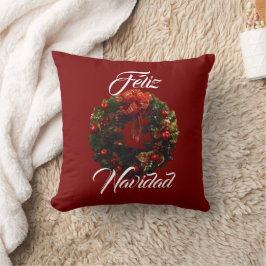 Almofada travesseiro decorativo "Feliz Navidad"
