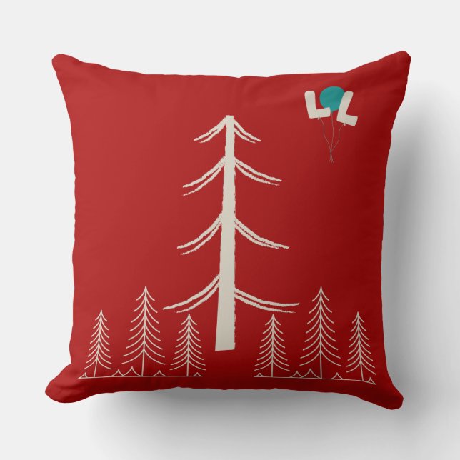 Almofada Travesseiro decorativo Festivo Travesseiro na Praç (Frente)