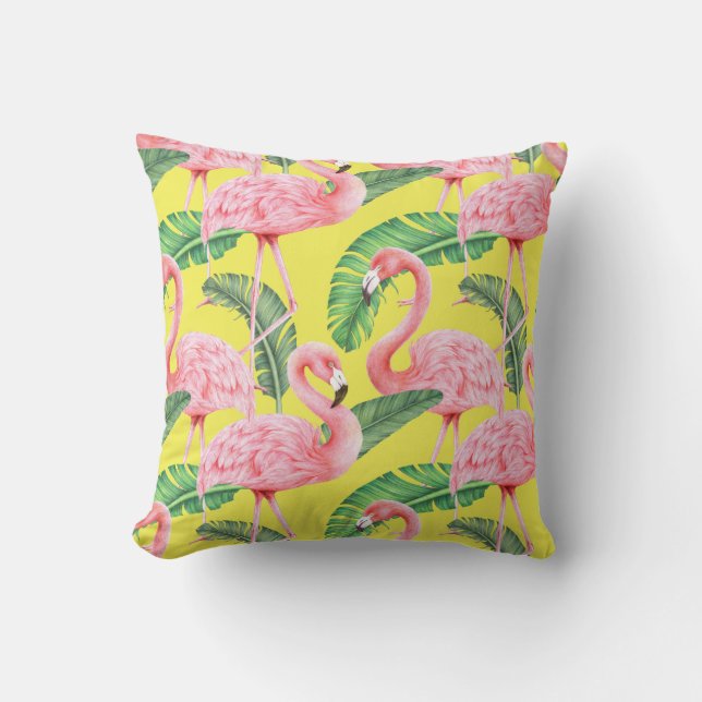 Almofada Travesseiro decorativo Flamingo (Frente)
