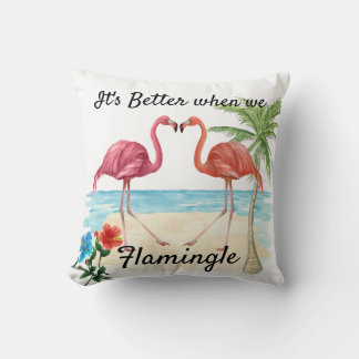 Almofada Travesseiro decorativo Flamingo
