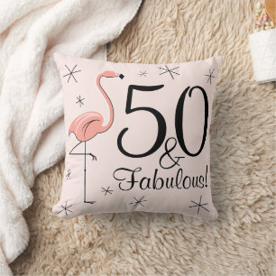 Almofada Travesseiro decorativo Flamingo Pink '50 e Fabulos