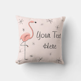 Almofada Travesseiro decorativo Flamingo Pink 'Text'