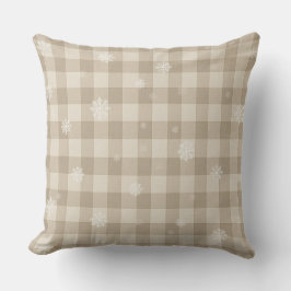 Almofada Travesseiro Decorativo Flanelado com Xadrez Ginga