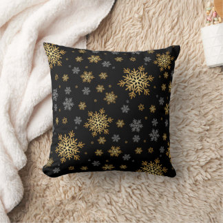 Almofada Travesseiro decorativo Floco de Neve
