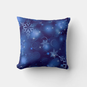 Almofada Travesseiro decorativo/Flocos de neve