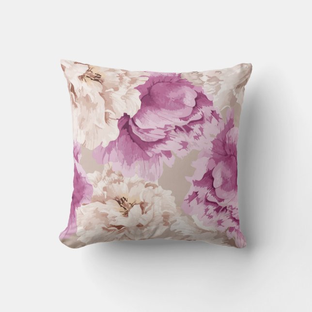 Almofada Travesseiro Decorativo Floral (Frente)