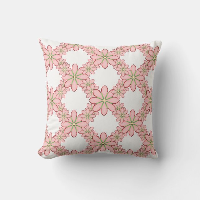 Almofada Travesseiro decorativo Floral (Frente)