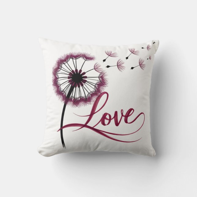 Almofada Travesseiro decorativo floral (Frente)