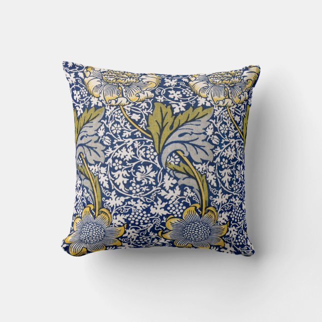 Almofada Travesseiro decorativo Floral Cute William Morris (Frente)