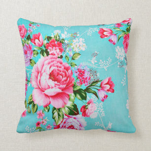 Almofada Travesseiro decorativo floral das flores