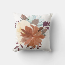 Almofada Travesseiro decorativo Floral de Aquarela