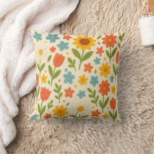 Almofada Travesseiro decorativo Floral Decorativo