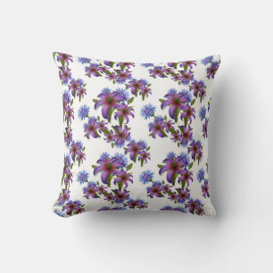 Almofada Travesseiro decorativo floral do teste padrão